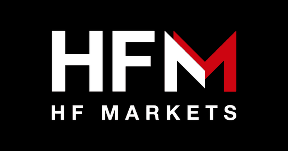 HFM (HF Markets) wordmark on a black cover — KoboFX broker review