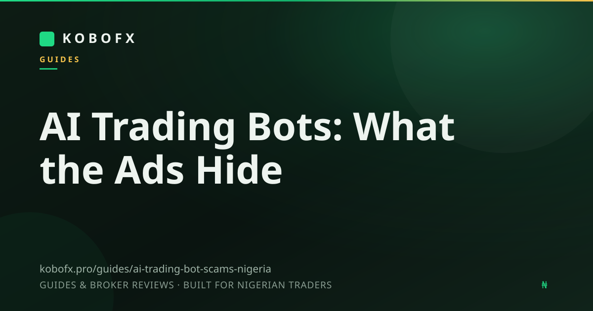 AI Trading Bots: What the Ads Hide