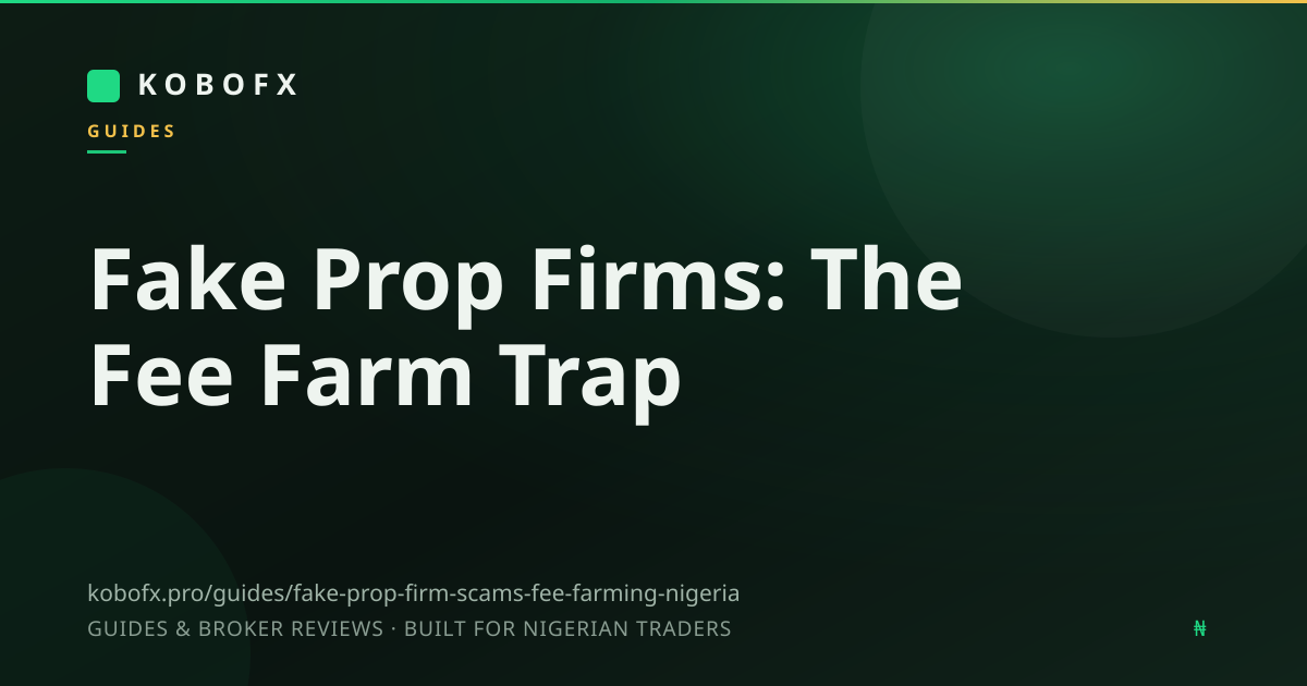 Fake Prop Firms: The Fee Farm Trap