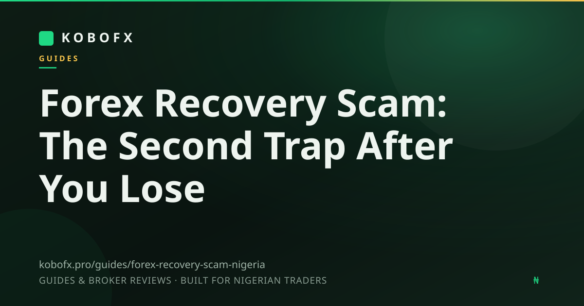 Forex Recovery Scam: The Second Trap After You Lose