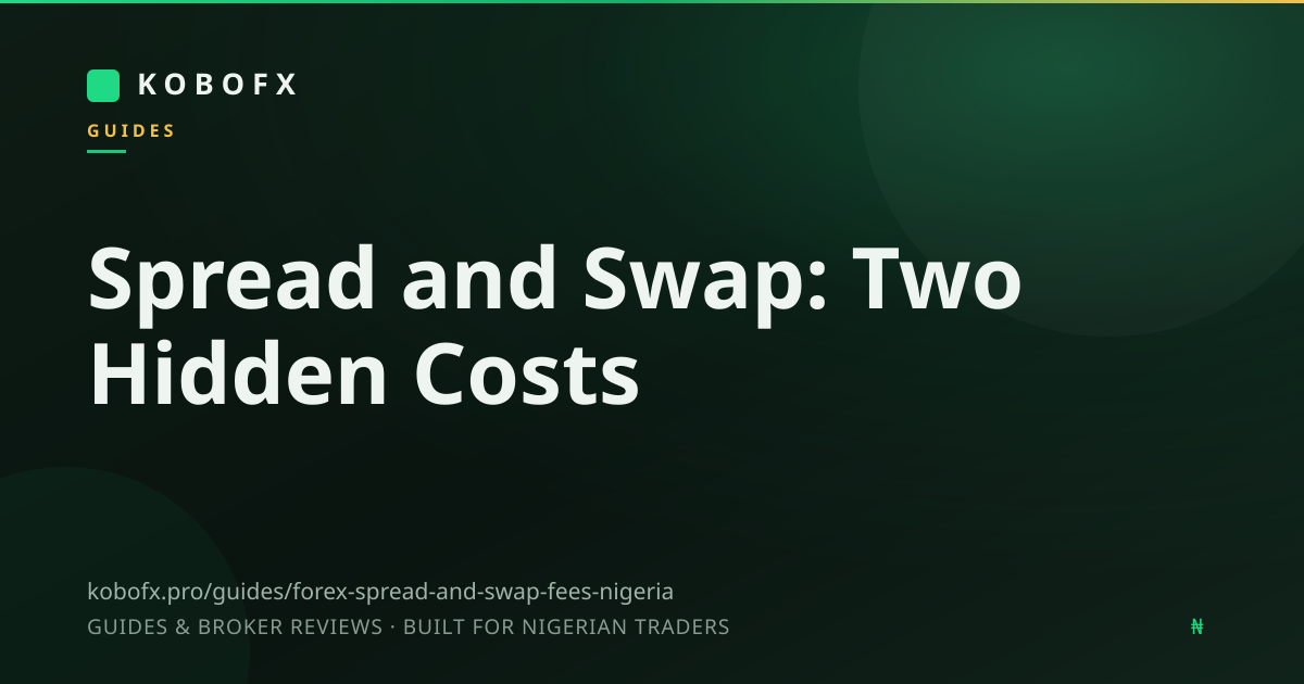 Spread and Swap: Two Hidden Costs