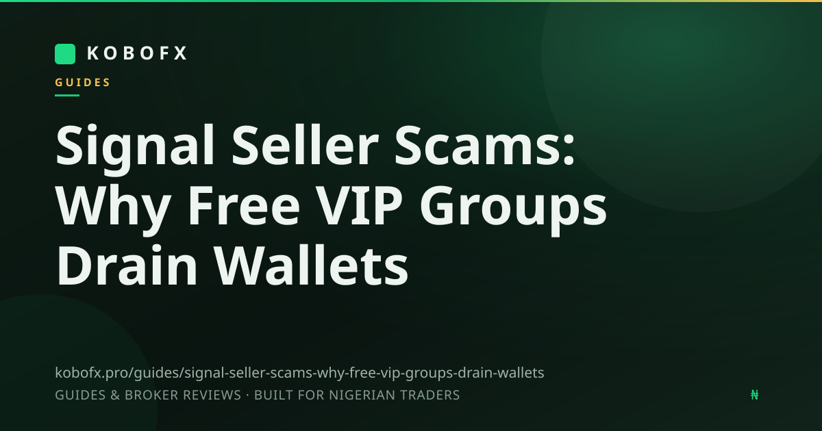 Signal Seller Scams: Why Free VIP Groups Drain Wallets